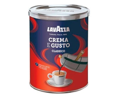 Кава Lavazza Crema e Gusto Classico мелена 250г (металева банка) 0100003 фото