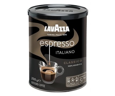 Кава Lavazza Espresso Italiano Classico мелена 250 г (металева банка) 0100106 фото