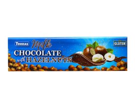 Шоколад молочний без глютену TORRAS з фундуком 32%, 300 г 007278 фото