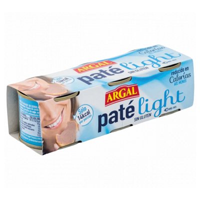 Паштет зі свинячої печінки низькокалорійний Paté light Argal, 240 г (3 х 80 г) 907142 фото