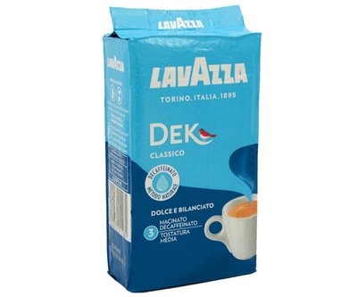 Кава Lavazza Dek Classico мелена 250 г (без кофеїну) 0000105 фото