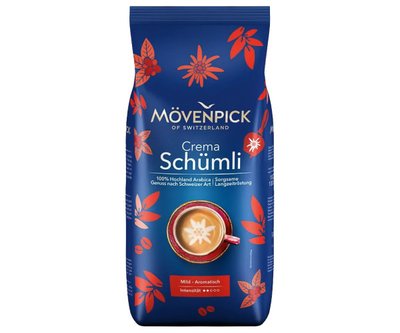 Кава Movenpick Caffe Crema Schümli у зернах 1 кг 0001112 фото