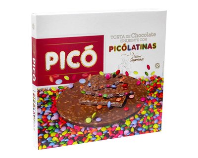 Туррон торт Pico хрусткий шоколадний з піколатинами Torta De Chocolate Crujiente Con Picolatinas Calidad Suprema, 150 г  008994 фото