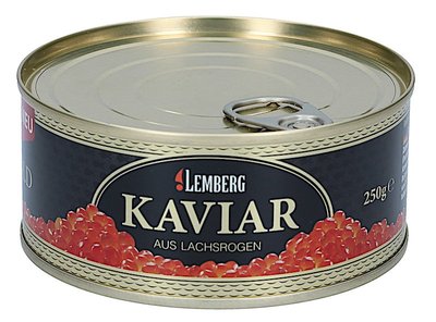 Ікра Lemderg kaviar aus lachsrogen 250 г 4000056 фото