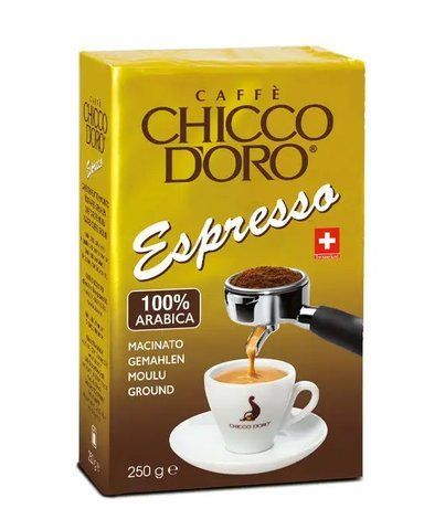 Кофе молотый Caffe Chicco D'oro Espresso 250 г твердая 180283 фото