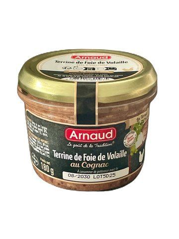 Паштет Arnaud Foie de Volaille з курки з коньяком 180 г 517800 фото