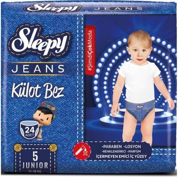 Трусики Sleepy Jeans Junior розмір 5 (11-18 кг) 24 шт 003188 фото
