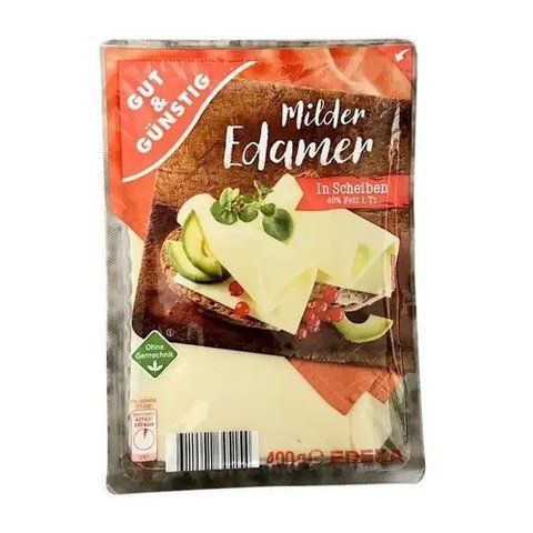 Сыр нарезка K-Classic Edamer 40% 400 г 622050 фото