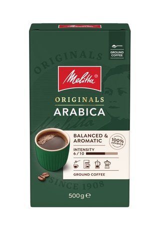 Кава мелена Melitta Originals Arabica 500 г 516003 фото
