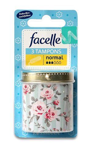 Тампони жіночі Facelle Normal 3 шт. 024680 фото