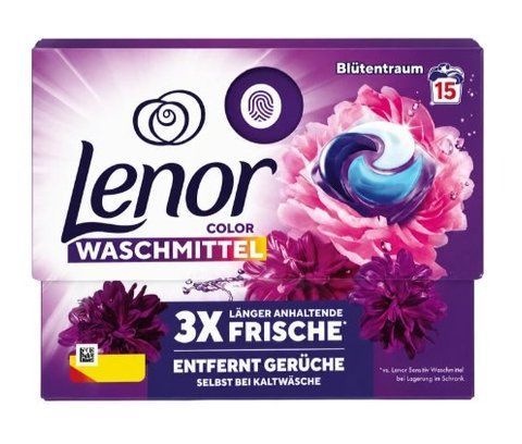 Капсули для прання кольорових речей Lenor "Аметист" 15 шт 708029 фото