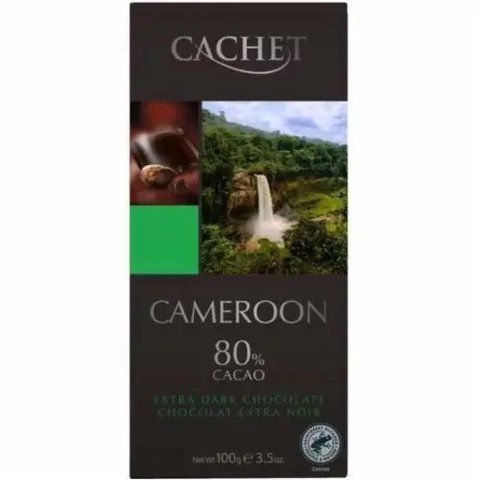 Шоколад чорний Cachet Cameroon 100 г 21408 фото