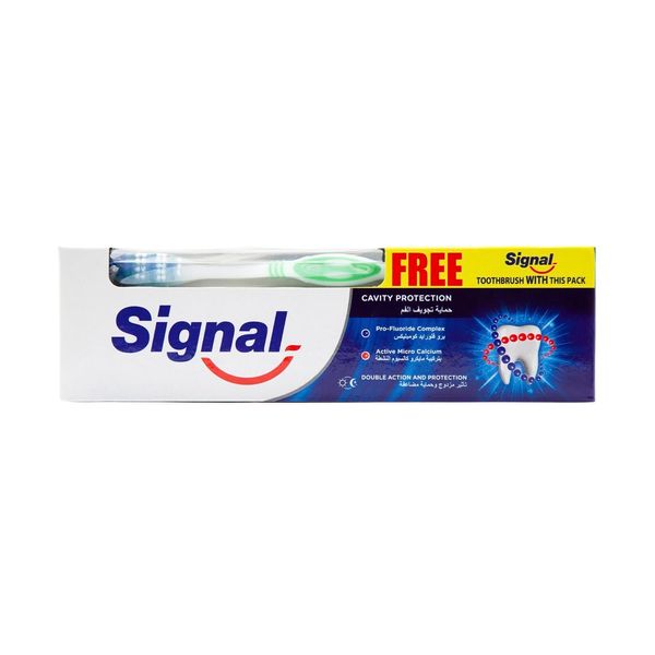 Signal Cavity Protection зубная паста 100 мл + зубная щетка 762697 фото
