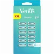 Змінні касети Gillette Venus Smooth XXL, на 3 леза (12шт.) 04655 фото