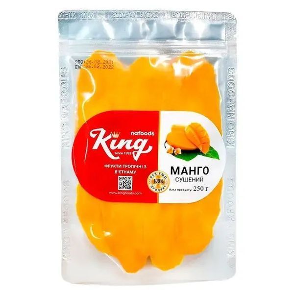 Манго сушене King 250 г 210965 фото