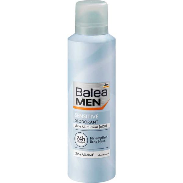 Дезодорант чоловічий для чутливої шкіри Балеа Balea men sensitive 200ml 014975 фото