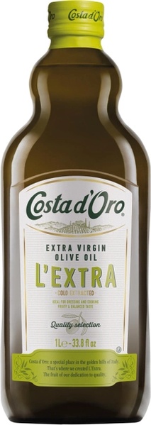 Оливковое масло Costa d'Oro Extra Virgin 1 л 110158 фото