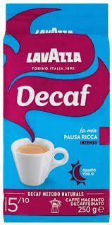 Кофе без кофеина Lavazza Dek Intenso 250 г развакумированная 0114030 фото