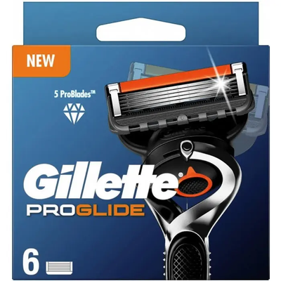 Змінні картриджі Gillette ProGlide 6 шт. 564088 фото