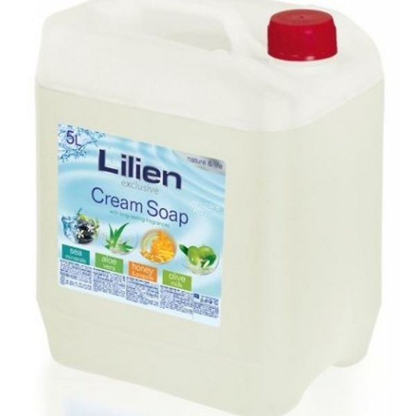 Рідке крем-мило Lilien Olive Milk каністра 5 л 902976 фото