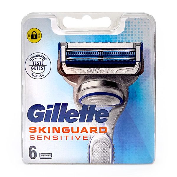 Змінні картриджі Gillette Skinguard Sensitive 6 шт 586820 фото
