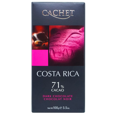 Шоколад чорний 71% Cachet Costa Rica 100 г 21405 фото