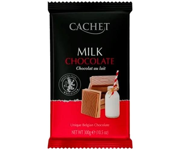 Молочный шоколад Cachet 32% какао 300г 1000006 фото