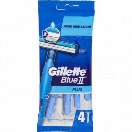 Одноразовые бритвы Gillette Blue 2 Plus мужские, 4 шт 467211 фото