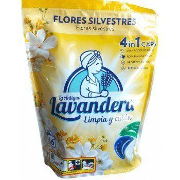 Капсули для прання універсальні Lavandera 4в1 Flores Silvestres 46 шт 835972 фото