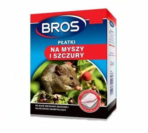 Хлопья от мышей и крыс Bros (5 шт х 10 г) 50 г 134101 фото