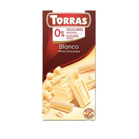 Шоколад білий без цукру 561 Torras Blanco 75г 907150 фото
