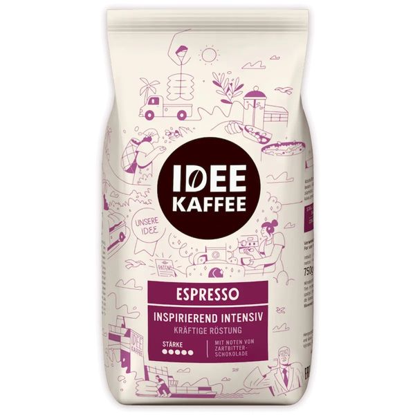 Кофе в зернах IDEE espresso 750 г 071657 фото