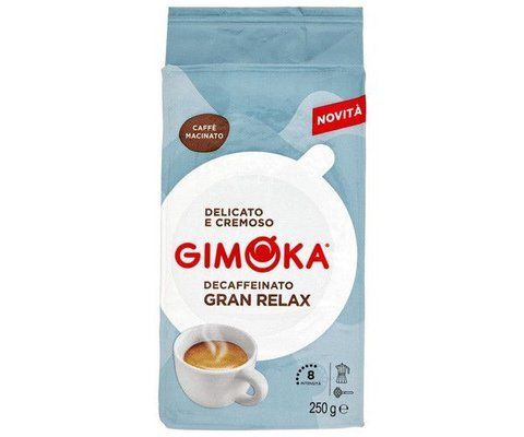 Кофе молотый без кофеина Gimoka Dek Gran Relax 250 г 115700 фото