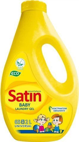 Дитячий гель для прання Satin Natural Balance 2 л 180761 фото