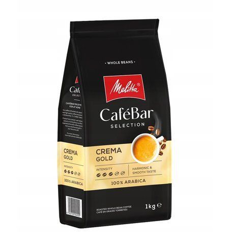 Кава в зернах Melitta Cafe Bar Crema Gold 1кг 004524 фото