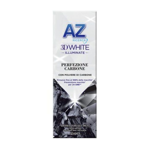 Зубная паста AZ 3D White Illuminate Perfezione Carbone с угольным порошком 50 мл 952740 фото