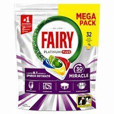 Капсули для посудомийної машини Fairy Miracle Limone 32 шт 887267 фото