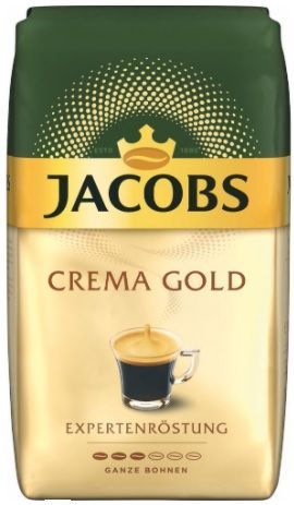 Кофе в зернах Jacobs Crema Gold 1000 г 539088 фото