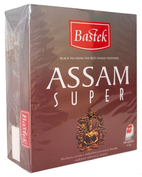 Bastek Assam Super чорний чай у пакетиках 200 г (100 шт.) 004255 фото