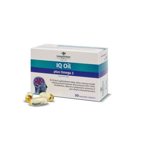 Дієтична Добавка "IQ Oil + Омега 3" Langsteiner 30 капсул 655179 фото
