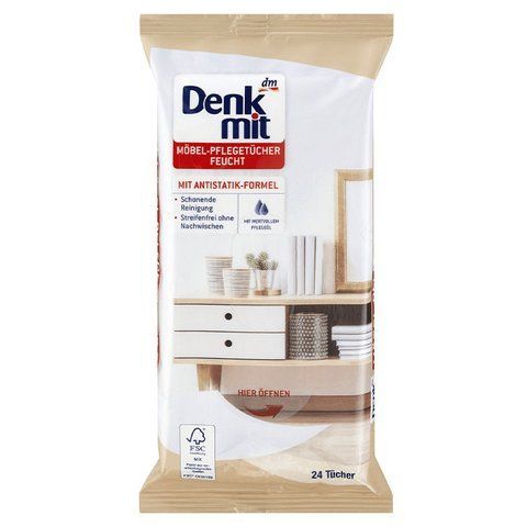 Серветки для меблів Denk Mit 24 шт 763027 фото