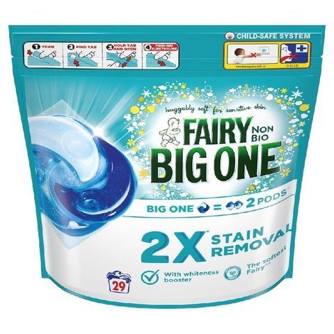 Капсули для прання дитячої білизни Fairy Non Bio 29 шт 091831 фото