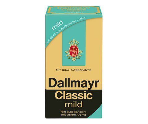 Кофе молотый Dallmayr Classic Mild (50% без кофеина) 500г 130990 фото