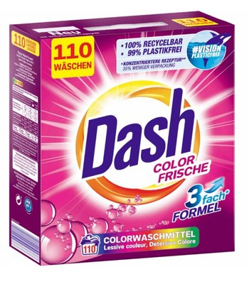 Пральний порошок Dash Color Frische для кольорових речей 110 прань 5.5 кг 003813 фото