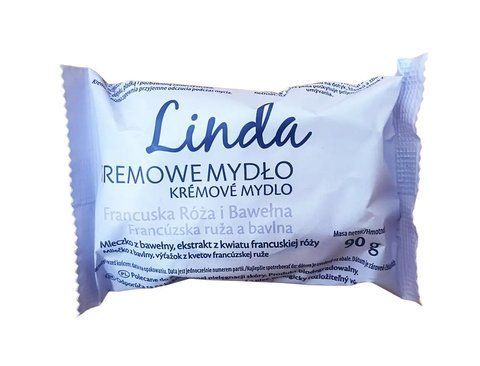 Твердое мыло Linda Французская роза и хлопок 90 г 007331 фото
