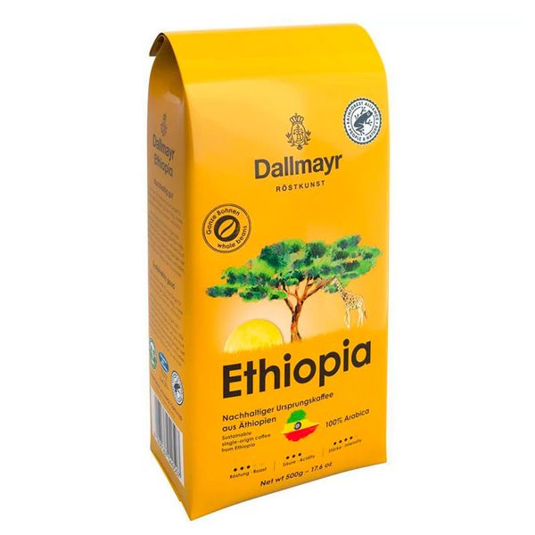 Кофе Dallmayr Ethiopia, зерно 500 г 54846542 фото