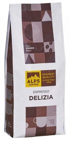 Кава в зернах Alps Coffee Espresso Delizia 1 кг 050206 фото