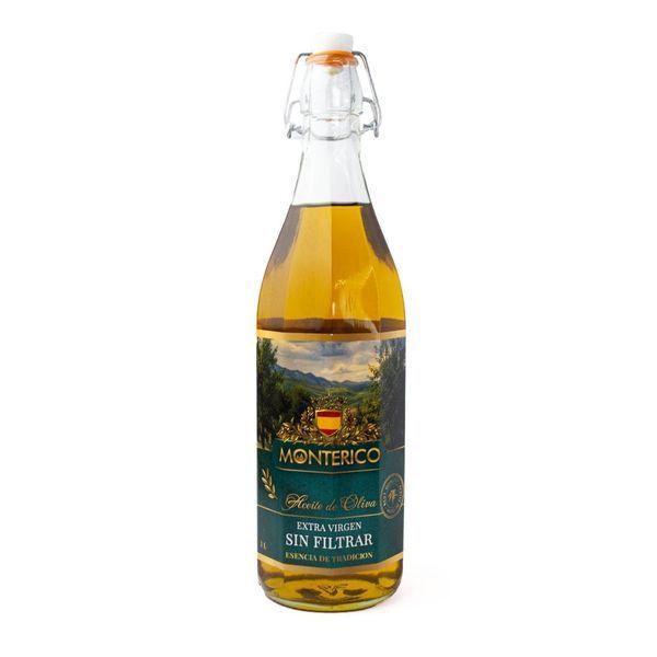 Оливкова олія нефільтрована Monterico Aceite de Oliva Extra Virgin SIN FILTRADO, 1 л 002592 фото