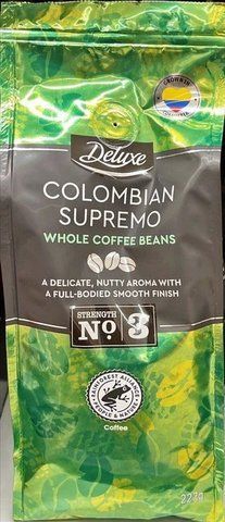 Кофе в зернах Deluxe Colombian Supremo 227 г 638988 фото