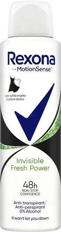 Антиперспирант аэрозоль Rexona Invisible Fresh Power 150 мл 564130 фото